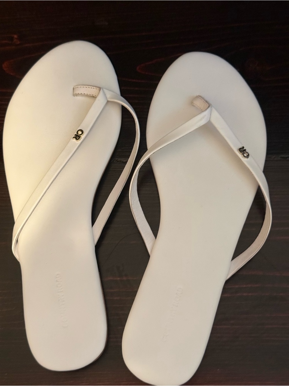 Country Road White Slim-Strap Women's Sandals